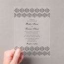 Search for black damask invitations Simple