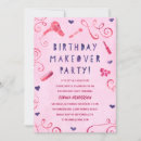 Search for makeover party invitations Tween