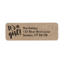 Search for its a girl return address labels Trendy