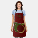 Search for apple aprons red