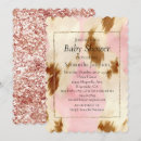 Search for cowhide invitations Pink