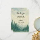 Search for pine tree thank you cards Rustic