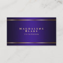 Search for purple and gold business cards Luxurious