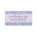 Search for fish scale return address labels Under the sea