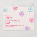 Search for conversation heart postcards Candy hearts