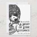 Search for elegant halloween invitations Black and white