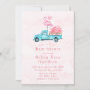 Search for flamingo baby shower invitations Blue