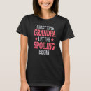 Search for first time grandpa tshirts Let