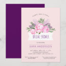 Search for pink peony bridal shower invitations Floral