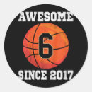 Search for basketball lover stickers Years