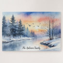 Search for snow scene puzzles Elegant
