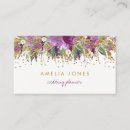 Search for floral business cards Makeup