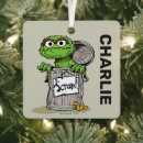 Search for sesame street christmas tree decorations Oscar the grouch
