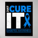 Search for diabetes ribbon posters Cure
