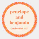 Search for mid century modern wedding stickers Simple