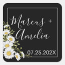 Search for black and white daisy stickers Modern