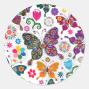 Search for abstract butterfly stickers Colourful