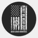 Search for brain cancer grey ribbon stickers Wear