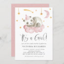 Search for panda baby girl shower invitations It's a girl