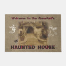 Search for vintage halloween doormats Haunted