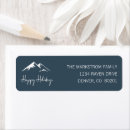 Search for snow capped return address labels Mountain