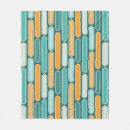 Search for teal and orange blankets Retro