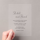 Search for monochromatic wedding invitations Classic