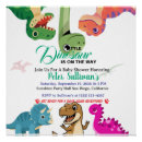 Search for prehistoric posters Dinosaur baby shower