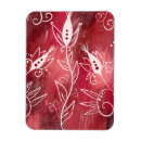 Search for red floral pattern magnets Pretty