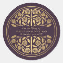 Search for eggplant wedding stickers Elegant