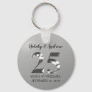 Search for 25th anniversary key rings Party
