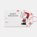 Search for peanuts gift tags Santa