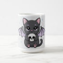 Search for winged skull mugs Black