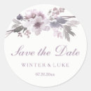Search for winter save the date stickers Floral