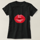 Search for red lipstick kiss tshirts Kissing