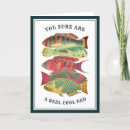 Search for funny fishing fathers day cards Reel cool dad