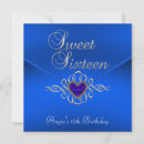 Search for royal sweet 16 invitations Girly