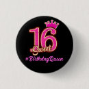 Search for sweet sixteen badges Hot pink