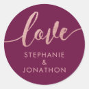 Search for sealed with love stickers Burgundy