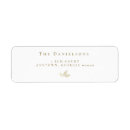 Search for gold leaf return address labels Modern
