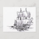Search for old sailing ships postcards For him