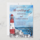 Search for lighthouse nautical wedding invitations Watercolor