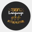 Search for sign language interpreter stickers Bsl