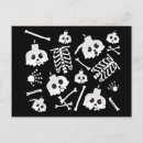 Search for skull bone postcards Halloween