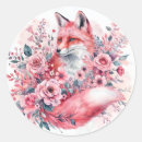 Search for watercolor fox stickers Floral