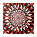 Search for red and white flower tiles Kaleidoscope