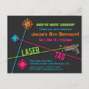 Search for boys laser tag invitations Kids