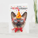 Search for siamese cat birthday cards Cats