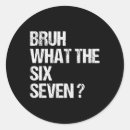 Search for number sixty stickers Six seven