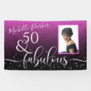 Search for pink banner invitations Glitter